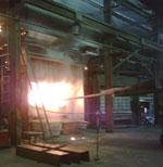 Aluminium smelting.